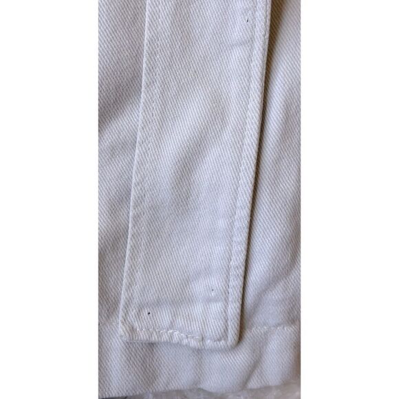NWOT Zara Denim Jacket with Belt in Ice Color, Size Medium - Picture 15 of 16